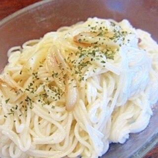 そうめんペペロンチーノ